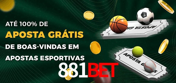 881Bet Ate 100% de Aposta Gratis